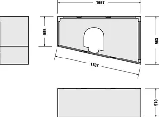 Duravit Wannenträger für 700213 – Bild 2