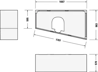 Duravit Wannenträger für 700213 – Bild 3