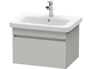 Duravit WTU wandh. DuraStyle 448x580x398mm 1Ausz.,232065,betongrau m./betongrau m. – Bild 3