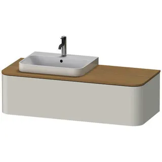 Duravit WTU HappyD2+ wandh.,354x1300x550mm 1Ausz.,BP l.,nordic weiß seidenm.f.ASB – Bild 2