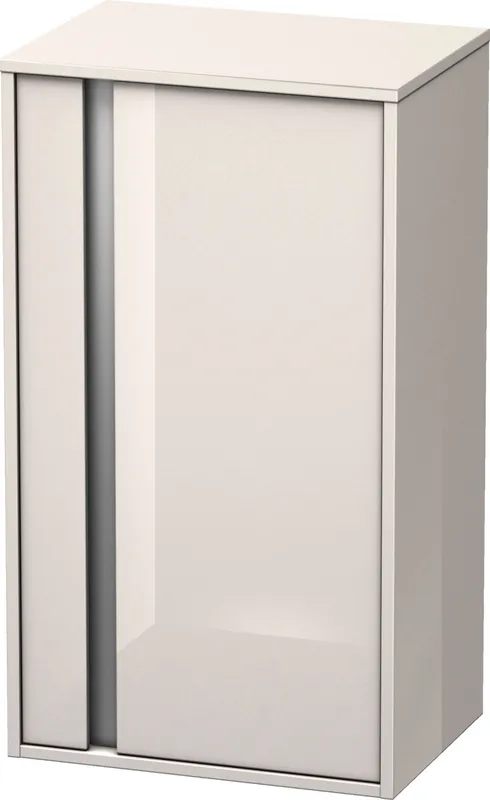 Duravit Halbhochschrank Ketho 360x500x880mm 1 Tür, TA rechts, weiß hochglanz