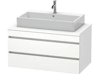 Duravit WTU DuraStyle f.Konsole 512x1000x548 2 Schubkästen, Weiß Matt – Bild 2