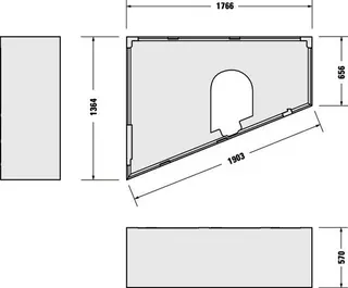 Duravit Wannenträger für 700216 – Bild 2