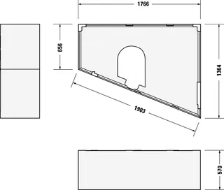 Duravit Wannenträger für 700217 – Bild 2