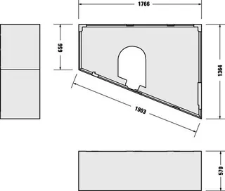 Duravit Wannenträger für 700217 – Bild 3