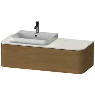 DU WTU HappyD2+ wandh.,354x1300x550mm 1Auszug,BP l.,mediterrane eiche f.ASB
