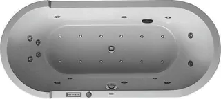 Duravit Starck Whirlw. 1800x800mm,Freis.,oval Acrylverkl., 2 Rückens.,Combi E, Weiß