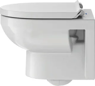 Wand-WC Duravit No.1 Compact 480mm, Weiß, Tiefspüler, rimless – Bild 4