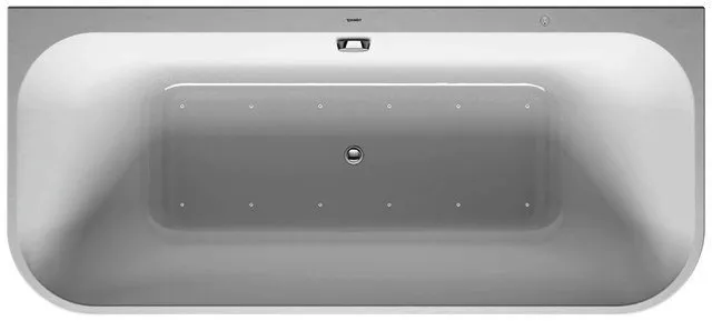 Duravit Happy D.2 Whirlw. 1800x800mm, Vorwand Angef Acryl-VK,Rückens.2,Combi E, Weiß