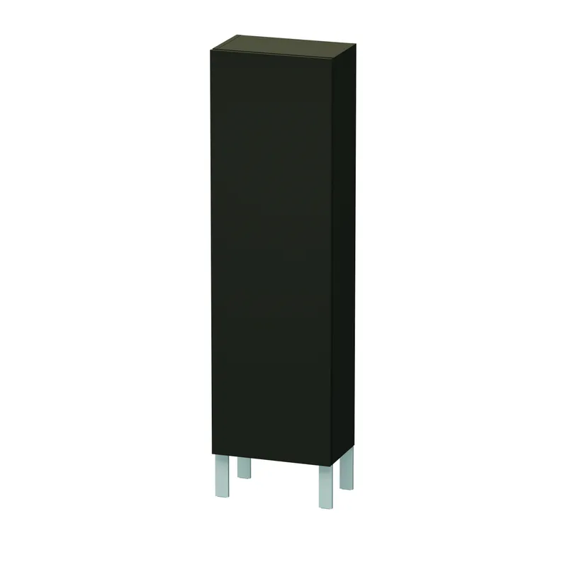Duravit Halbhochschrank L-Cube 243x400x1320mm 1 Tür, TA re., flannel grey seidenmatt