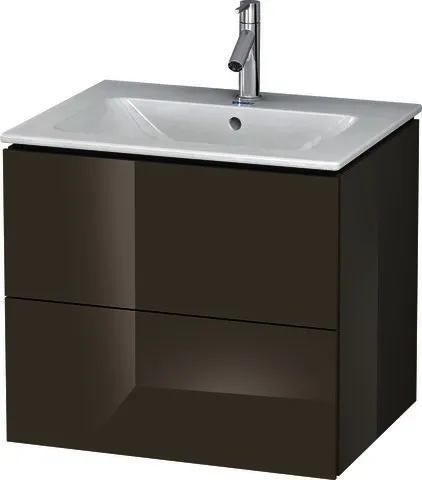 Duravit WTU wandh. L-Cube 481x620x550mm 2 SchKa, f.233663, flannel grey hgl