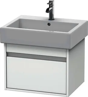 DU WTU wandhängend Ketho 440x550x410mm 1 Auszug, für 045460, weiß matt