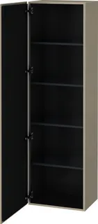 Duravit Hochschrank L-Cube 363x500x1760mm 1 Tür, TA li., taupe