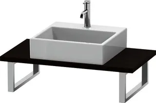 DU Konsole variabel L-Cube Compact 1 Ausschn.,30xvarx480,Nussbaum gebürst.