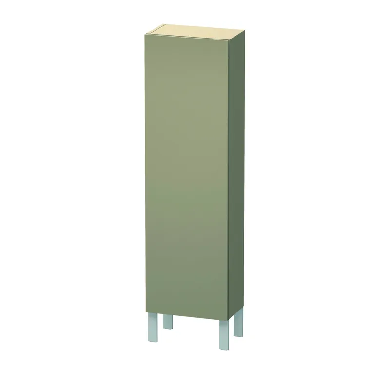 Duravit Halbhochschrank L-Cube 243x400x1320mm 1 Tür, TA re., taupe