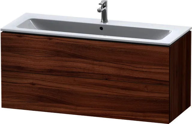Duravit WTU wandh. L-Cube 481x1220x550mm 2 SchKa, f.233612, nussbaum natur