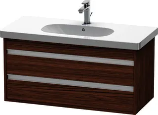 DU WTU wandhängend Ketho 455x1000x480mm 2 SchKa, für 034210, Nussbaum Dunkel