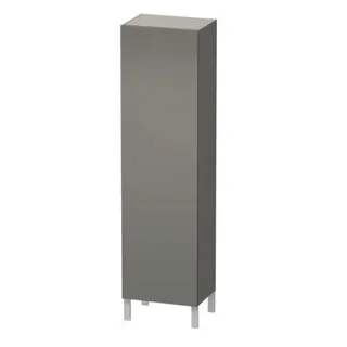 Duravit Hochschrank L-Cube 363x500x1760mm 1 Tür, TA re., Betongrau Matt
