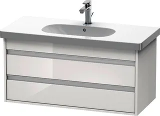 DU WTU wandhängend Ketho 455x1000x480mm 2 SchKa, für 034210, weiß hochglanz