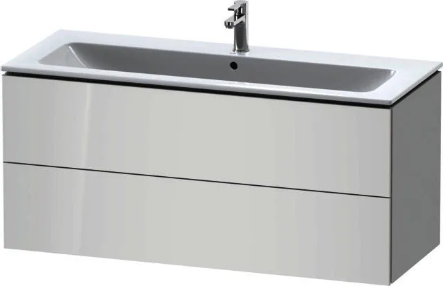 Duravit WTU wandh. L-Cube 481x1220x550mm 2 SchKa, f.233612, weiß hochglanz