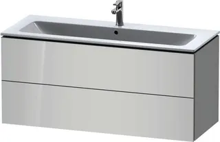 DU WTU wandh. L-Cube 481x1220x550mm 2 SchKa, f.233612, weiß hochglanz