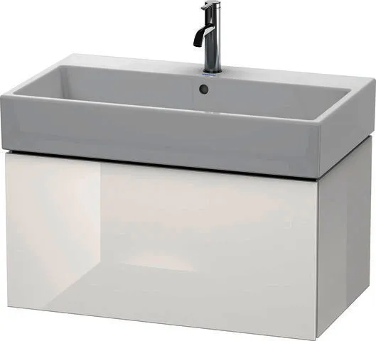 Duravit WTU L-Cube 394x784x459mm 1 Auszug, Weiß Hochglanz