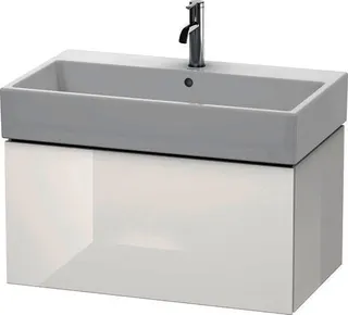 DU WTU L-Cube 394x784x459mm 1 Auszug, Weiß Hochglanz