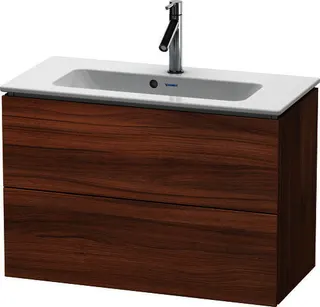 DU WTU Compact L-Cube 550x820x391mm 2 Schubkästen, Nussbaum Natur