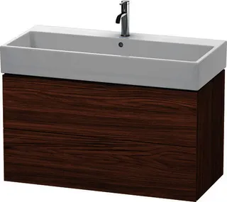 DU WTU L-Cube 544x984x459mm 2 Schubkästen, Nussbaum Dunkel