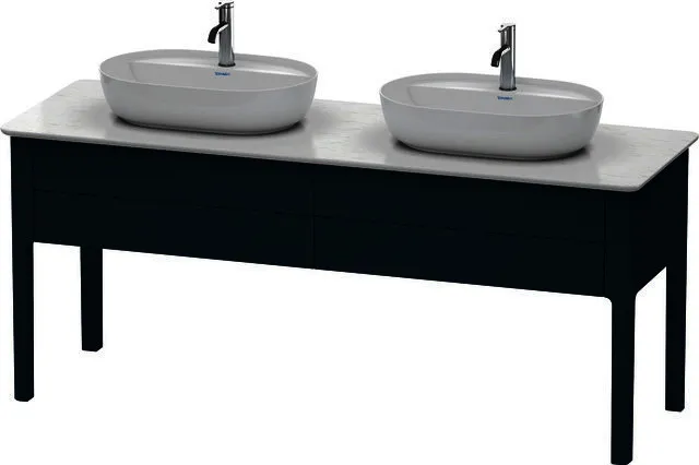 Duravit WTU bodenstehend Luv 743x1783x570mm 2Ausz.,o.Siphonausschn., Nachtblau SeM