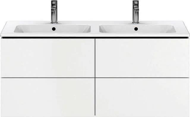 Duravit WTU wandh. L-Cube 481x1290x550mm 4 SchKa, f.233613, weiß matt
