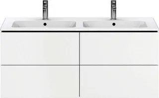 DU WTU wandh. L-Cube 481x1290x550mm 4 SchKa, f.233613, weiß matt