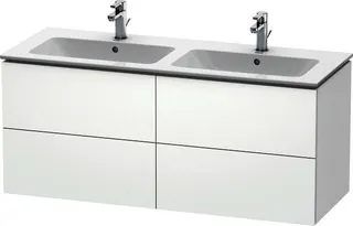 Duravit WTU wandh. L-Cube 481x1290x550mm 4 SchKa, f.233613, weiß matt – Bild 5