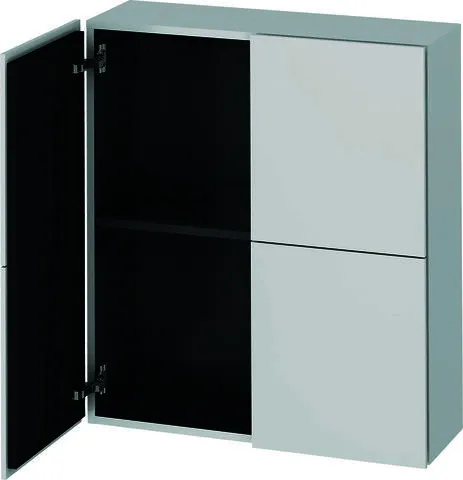 Duravit Halbhochschrank L-Cube 243x700x800mm 2 Türen, weiß matt