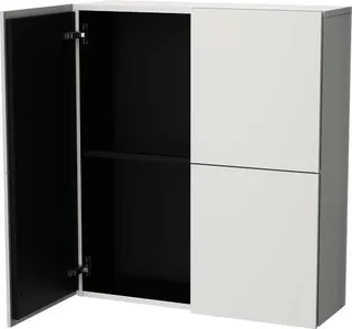 Duravit Halbhochschrank L-Cube 243x700x800mm 2 Türen, weiß matt – Bild 2
