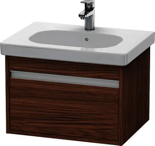 DU WTU wandhängend Ketho 455x600x410mm 1 Auszug, für 034265, Nussbaum Dunkel