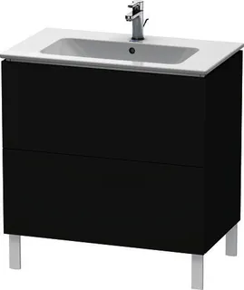 DU WTU stehend L-Cube 481x820x704mm 2 Auszüge, f.233683, graphit matt