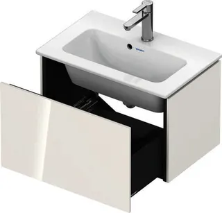 Duravit WTU Compact L-Cube 400x620x391mm 1 Auszug, Weiß Hochglanz – Bild 4