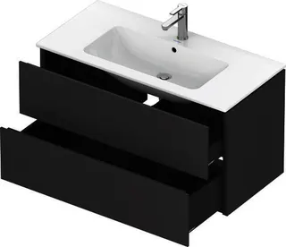 Duravit WTU wandhängend L-Cube 481x1020x550mm 2 SchKa, f.233610, graphit matt – Bild 2
