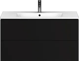 Duravit WTU wandhängend L-Cube 481x1020x550mm 2 SchKa, f.233610, graphit matt – Bild 4