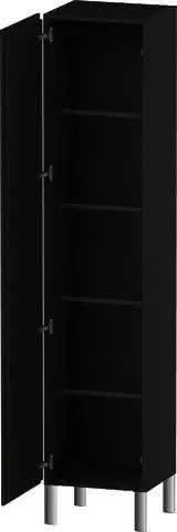Duravit Hochschrank L-Cube 363x400x1760mm 1 Tür, TA li., graphit matt
