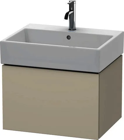 Duravit WTU L-Cube 394x584x459mm 1 Auszug, Taupe