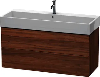 DU WTU L-Cube 544x1184x459mm 2 Schubkästen, Nussbaum Natur