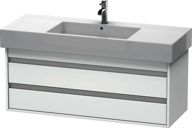 Duravit WTU wandhängend Ketho 455x1200x480mm 2 SchKa, für 032912, weiß matt