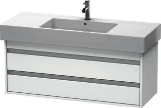 DU WTU wandhängend Ketho 455x1200x480mm 2 SchKa, für 032912, weiß matt