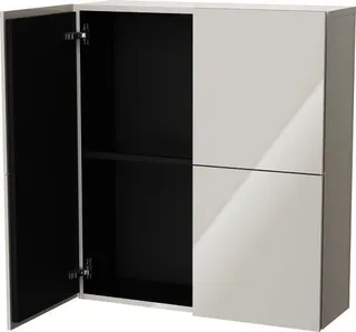 Duravit Halbhochschrank L-Cube 243x700x800mm 2 Türen, weiß hochglanz – Bild 4