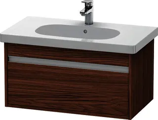 DU WTU wandhängend Ketho 455x800x410mm 1 Auszug, für 034285, Nussbaum Dunkel