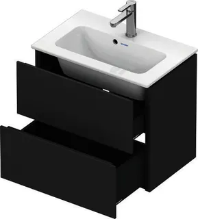 DU WTU Compact L-Cube 550x620x391mm 2 Schubkästen, Graphit Matt