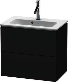 Duravit WTU Compact L-Cube 550x620x391mm 2 Schubkästen, Graphit Matt – Bild 3