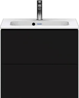 Duravit WTU Compact L-Cube 550x620x391mm 2 Schubkästen, Graphit Matt – Bild 5